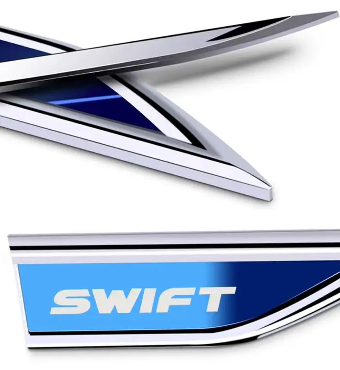 Autocollants de lame de porte latérale de voiture, accessoires intérieurs pour Suzuki SWIFT, 2 pièces