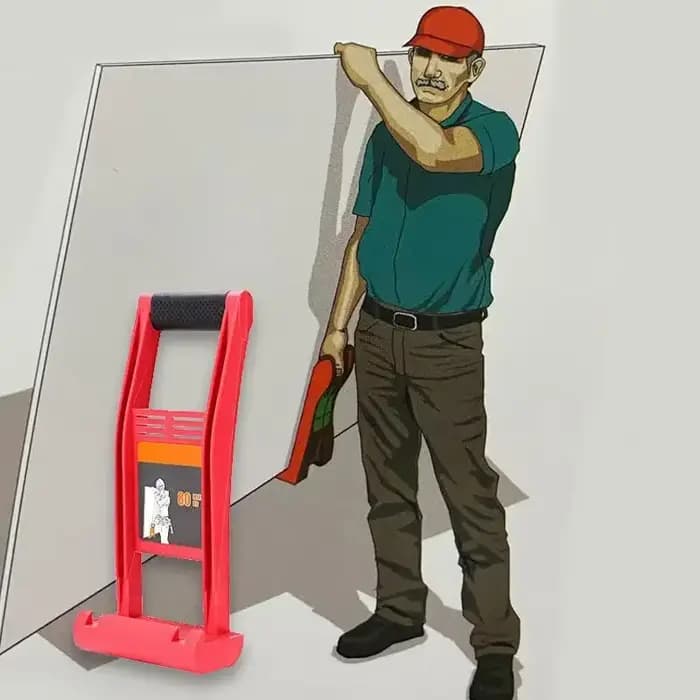 Pince Electrolux pour cloisons sèches, poignée, planche en bois, outil de charge, couvre-lit en contreplaqué pour le transport, angiPanel, 80kg