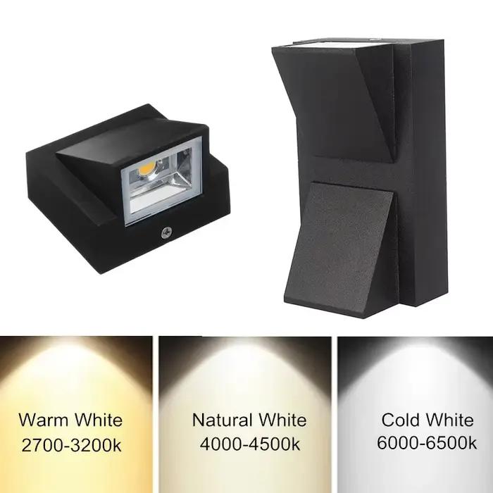 5W 10W mur LED lampe étanche IP65 extérieur applique murale balcon jardin décoration éclairage