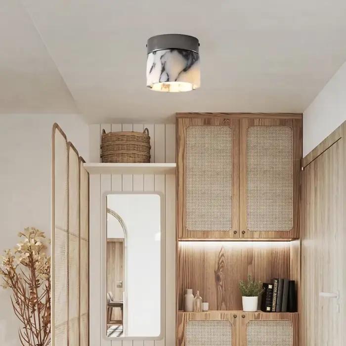 Lampe nordique en marbre