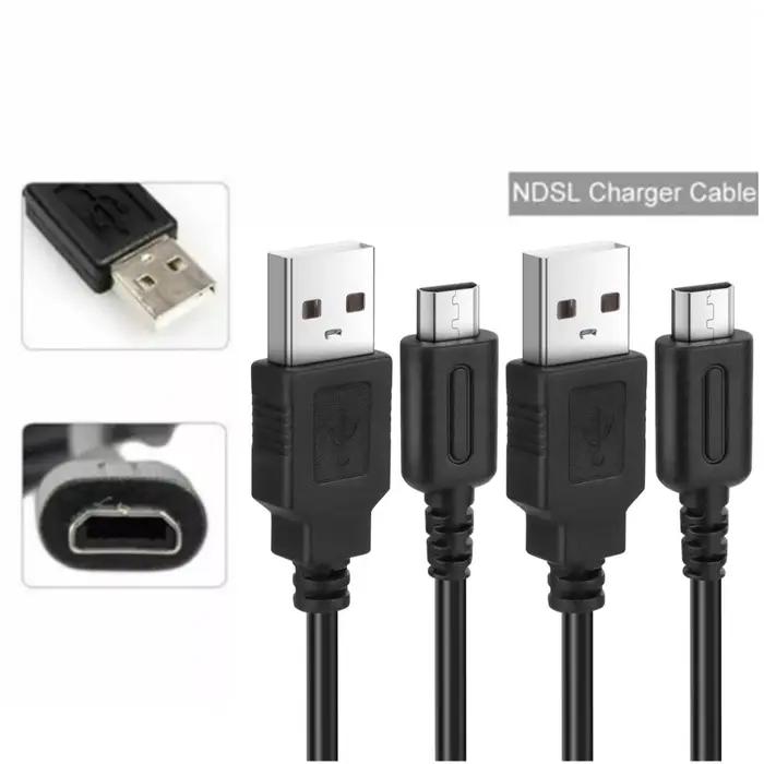 Chargeur de données USB, câble d'alimentation pour DS Lite DSL NDSL pour NDSi 3DS nouveau 3DS XL LL NDS GBA SP
