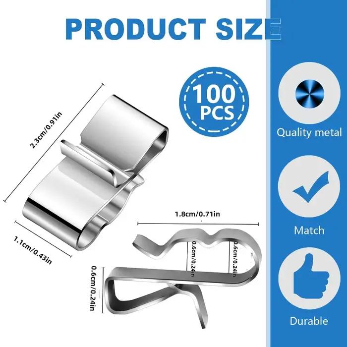 Clip de fixation pour panneau solaire, 50 pièces, pour câble en acier inoxydable 2x6mm, organisateur de câbles photovoltaïques pour câblage PV, bateau, nouveau
