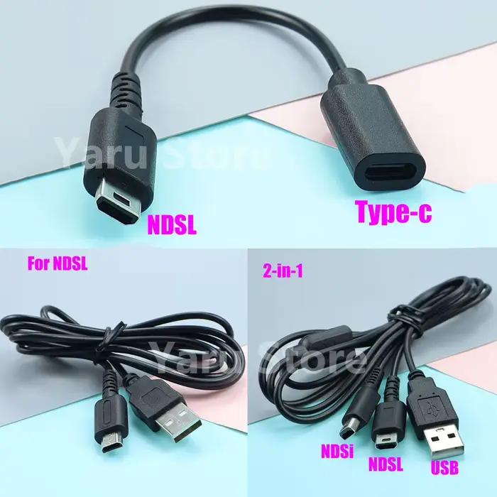 Chargeur de données USB, câble d'alimentation pour DS Lite DSL NDSL pour NDSi 3DS nouveau 3DS XL LL NDS