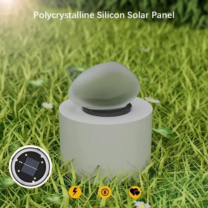 Lampe solaire en forme de pavé