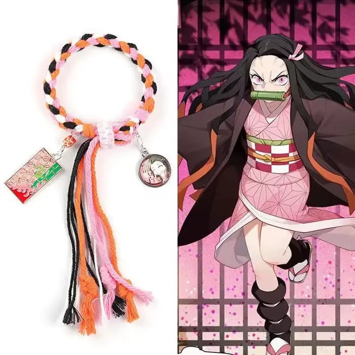 Dragonne de poignet dessin animé créatif Demon Slayer Tokitou Muichirou Kamado Tanjiro Kochou Shinobu Nezuko Kanroji Mitsuri Hashibira Inosuke