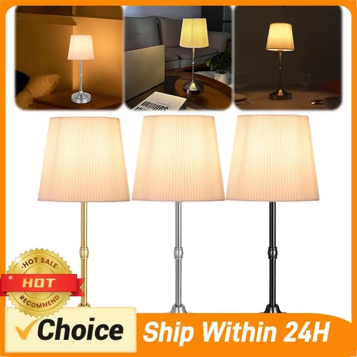 Lampe de table LED sans fil en métal