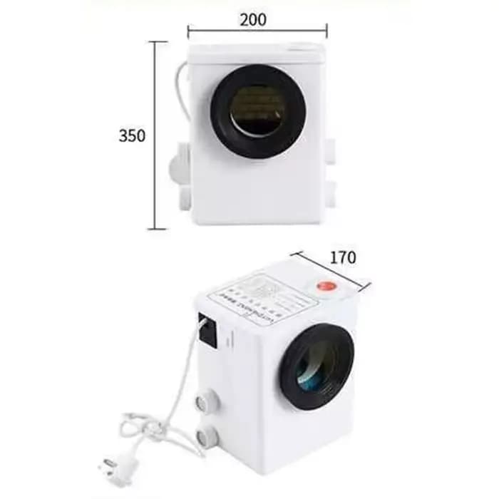 Pompe de relevage des eaux usées domestique automatique 500W avec broyeur électrique pour toilettes, moteur de pompe de relevage et de broyage des eaux usées