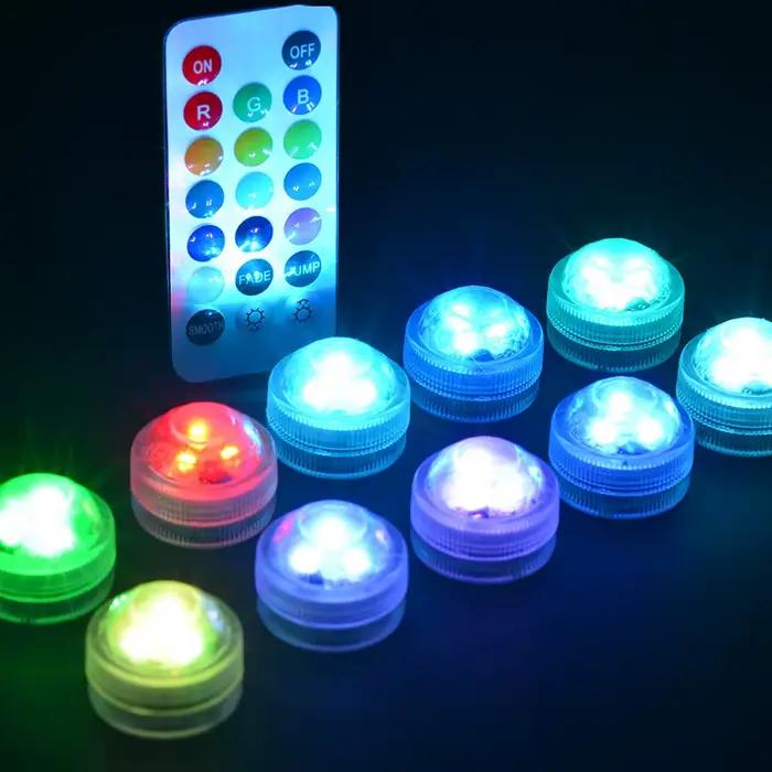 Veilleuse LED sans fil pour intérieur de voiture, feu arrière adhésif pour vélo, lampe d'ambiance, décoration de toit automatique, vase, escales de piscine