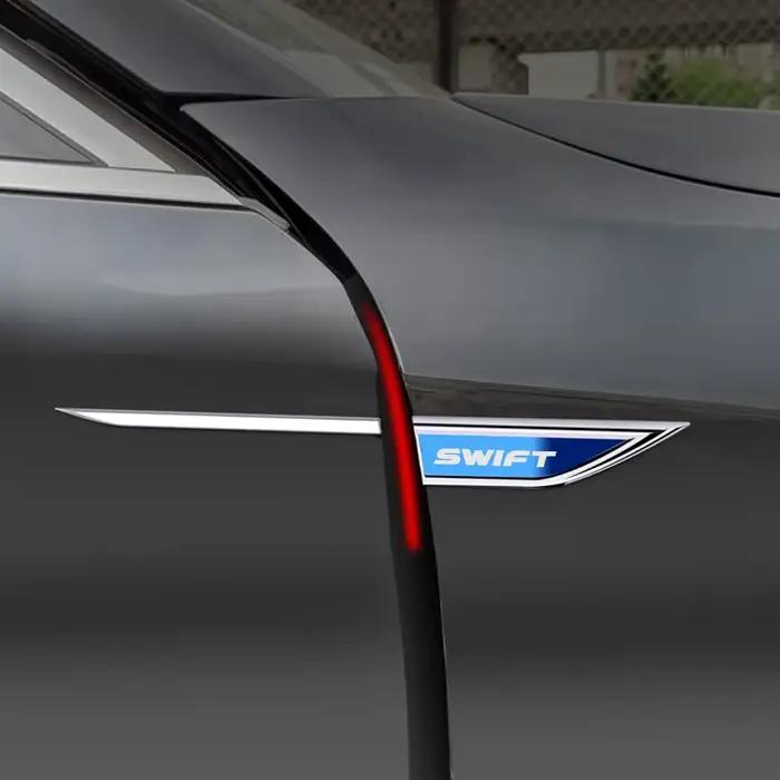 Autocollants de lame de porte latérale de voiture, accessoires intérieurs pour Suzuki SWIFT, 2 pièces