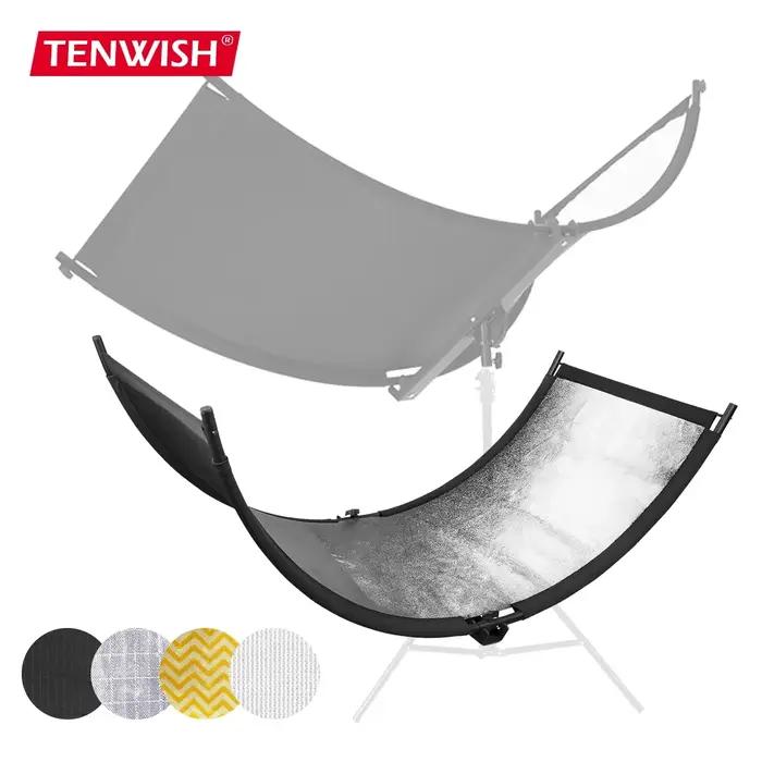 Panneau réflecteur incurvé Portable 4 en 1, modificateur d'éclairage de remplissage pour Studio Photo, Portraiture de mode, accessoires de tête de beauté