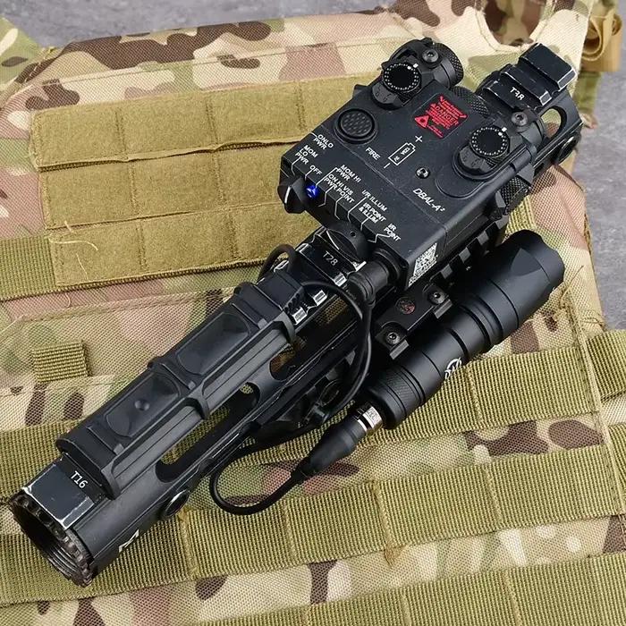 Airsoft Accessoriesch WADSN À Distance Double Interrupteur de Pression SF plug 2.5mm Pour PEQ DBAL NGAL M300 M600 Tactique lampe de Poche chasse