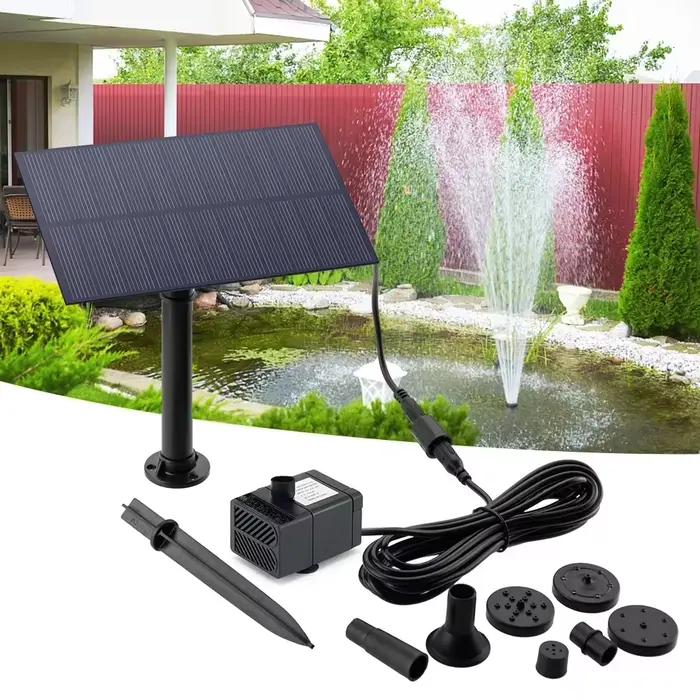 Kit de pompe à eau solaire 5W 5V avec piquet