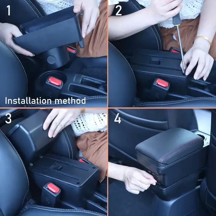 Boîte d'accoudoir pour Citroën C3, boîte de rangement pour Citroën C3 C4, pièces de rechange dédiées pour l'intérieur, accessoires de voiture