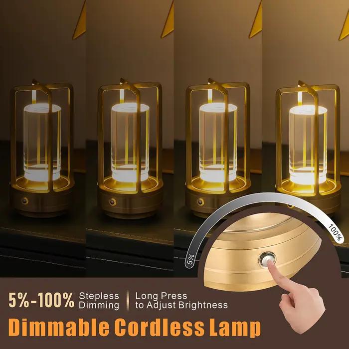 Lampe de Table Led sans fil Rechargeable