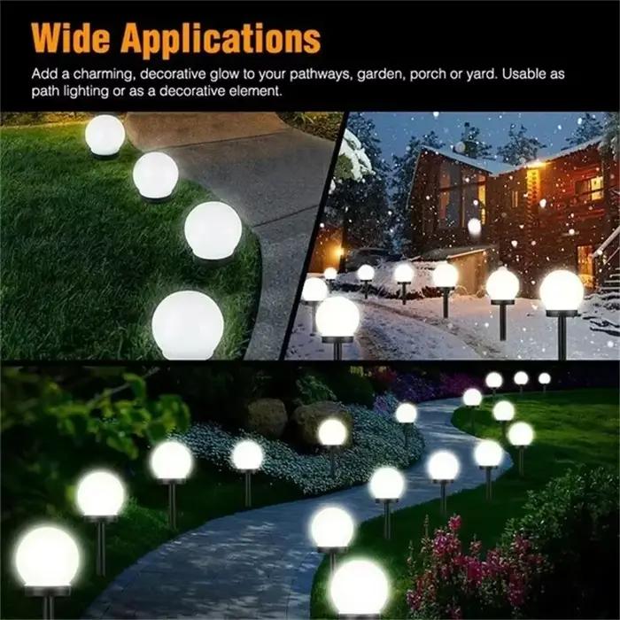 1/3/6/9PC solaire alimenté LED ampoule lampe énergie lumière étanche extérieur jardin