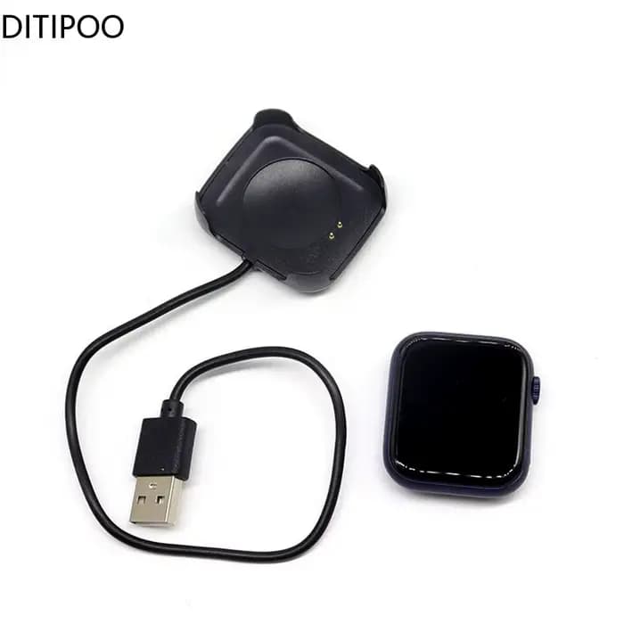 Chargeur de montre intelligente avec câble de charge USB, adaptateur aste pour montre intelligente, HW22, 30cm