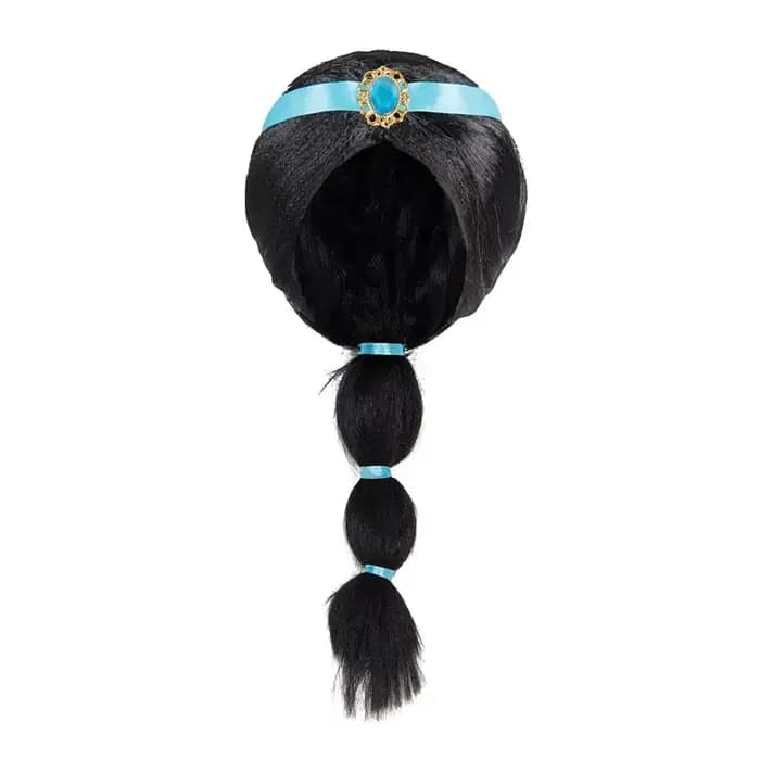 Accessoire de cosplay de princesse pour filles, diadème, lampe magique d'Aladdin, accessoires de jeu de rôle du Genie, perruque Jasmine pour enfant, coiffe de fête, cadeau