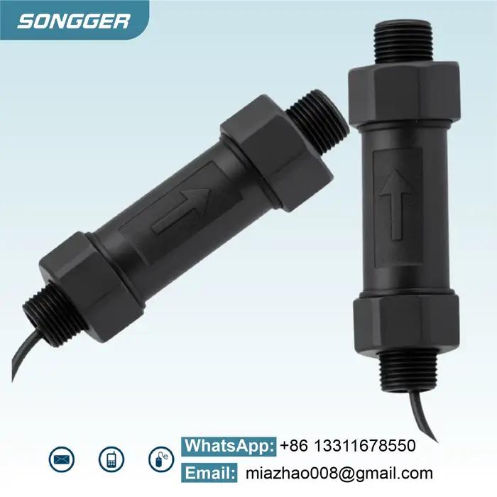Micro Générateur Hydraulique 1/4" Double Filetage Externe DC5V 0.5W Connecteur M6 Étanche