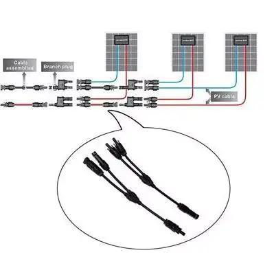 Connecteur d'adaptateur de panneau photovoltaïque solaire