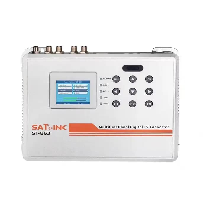 Tuner DVB-S2 DVB-T T2 DVB-C ISDBT vers IP UDP HTTP RTSP Récepteur de flux de passerelle numérique à 2 canaux Modulateur