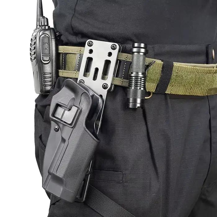 Plate-forme de transport de jambe tombante, adaptateur de étui de pistolet tactique réglable modulaire en métal Compatible QLS Airsoft adaptateur accessoires