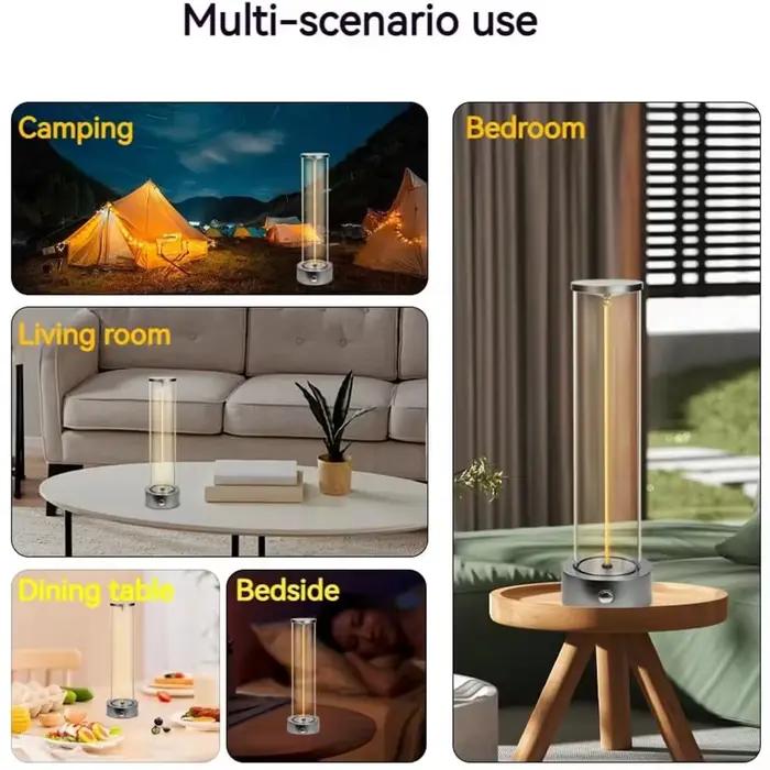 Lampe de table LED portable sans fil aste