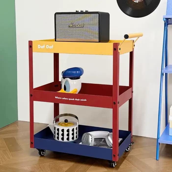 Étagères de rangement pour magazines, chariot de rangement, étagère à bibelots pour salle de bain et chambre, étagère à épices pour cuisine, étagères organisatrices, articles ménagers en liquidation