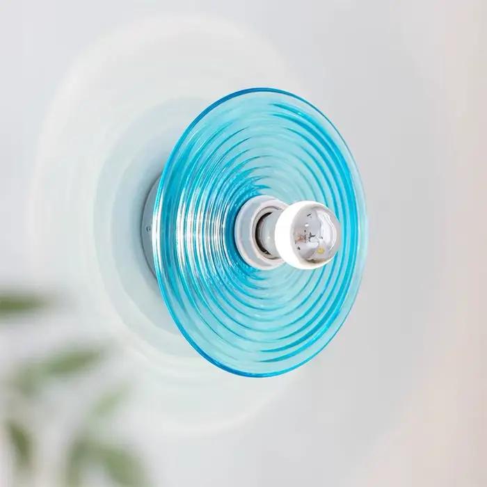 Lampe murale en verre coloré style nordique, design rétro, éclairage coloré pour couloir, porche, plafonnier décoratif