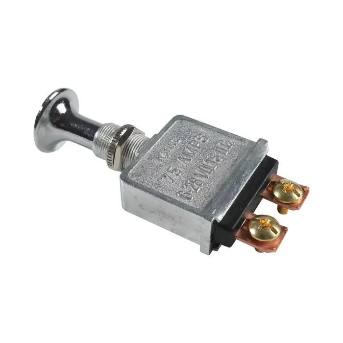 Interrupteur Push-Pull robuste marche/arrêt 75 AMP 6-28V DC 2 positions Spst marche/arrêt pour automobile, camions