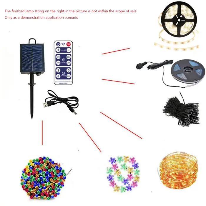 Kit de boîtier de commande de batterie solaire 1200 mAh avec panneau