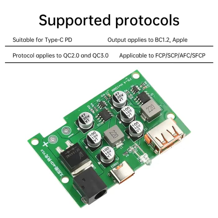 Contrôleur de Charge solaire MPPT, régulateur de batterie de panneau solaire, Interface USBA type-c DC pour les amateurs de bricolage