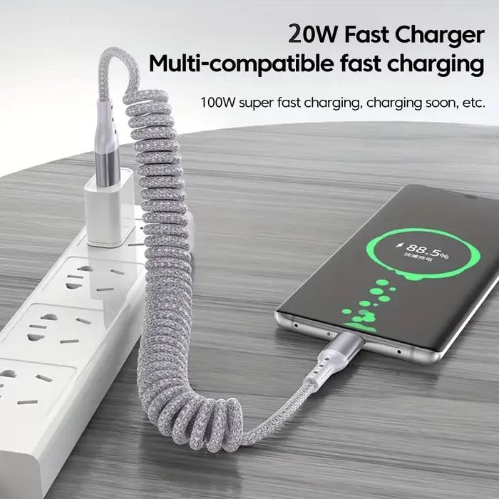 Câble de charge rapide USB 3A pour voiture