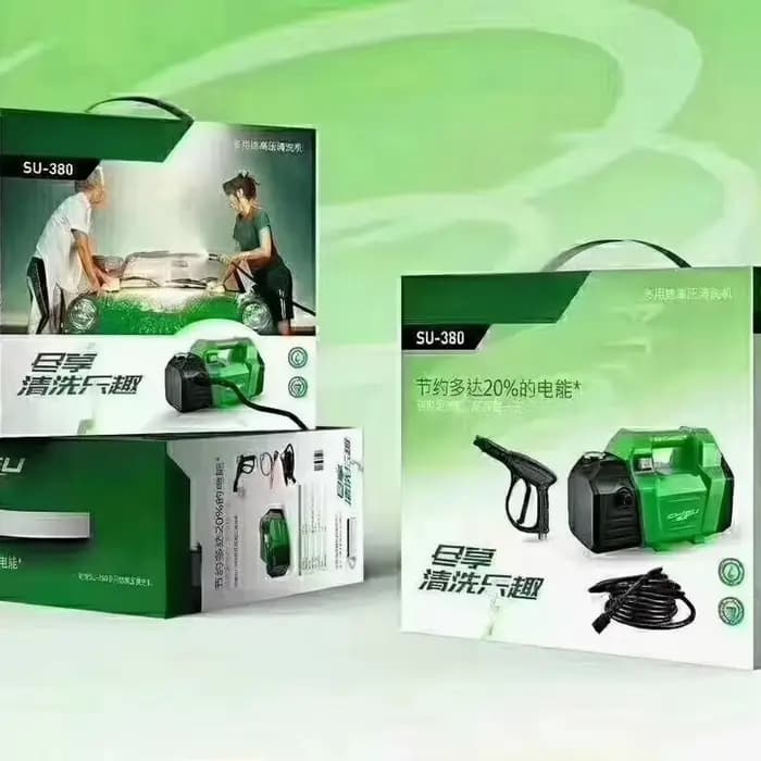 Nettoyeur haute pression Chisu 380, machine à laver les voitures domestique 220V haute puissance avec fonction d'arrêt automatique, nettoyeur de voiture portable puissant
