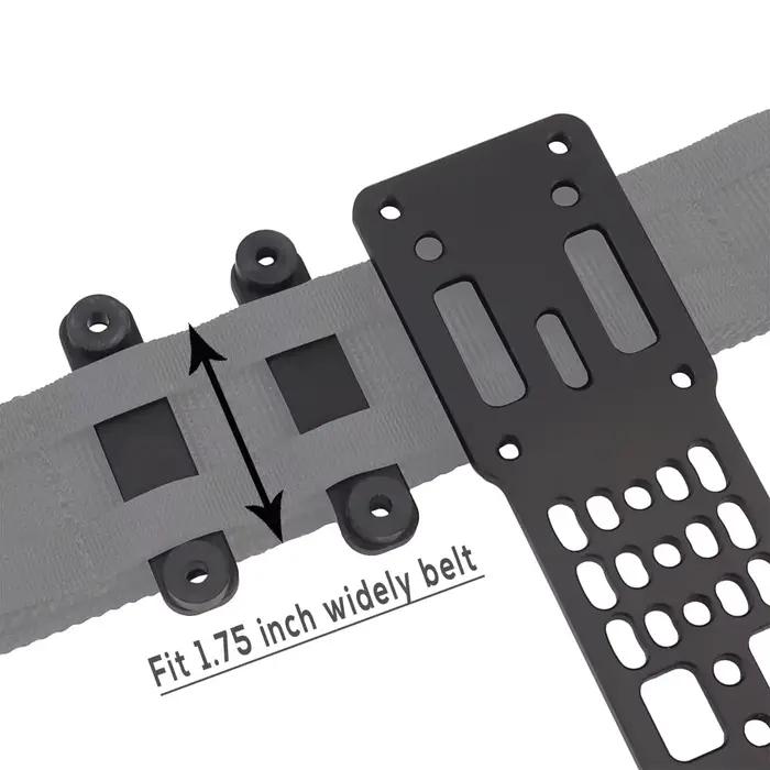 Plate-forme de transport de jambe tombante, adaptateur de étui de pistolet tactique réglable modulaire en métal Compatible QLS Airsoft adaptateur accessoires