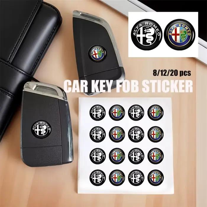 Autocollants pour clé télécommande de voiture Alfa Romeo