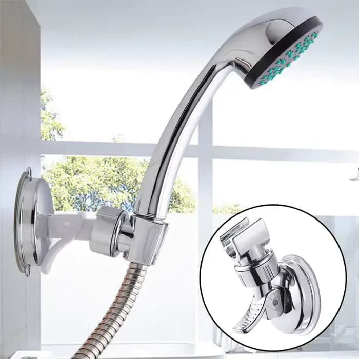 Support de pomme de douche réglable, support de pomme de douche à main, forte ventouse sous vide, support mural, accessoire de salle de bains
