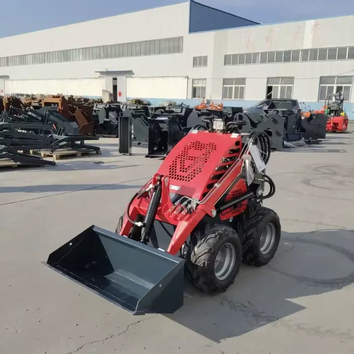 Petite chargeuse compacte forestière 600 kg petite chargeuse avec seau chargeuse compacte hydraulique
