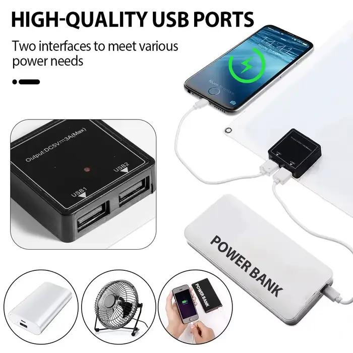 SOECOPO 900W (contrôleur 100A gratuit) Kit de panneaux solaires portables-3*300W