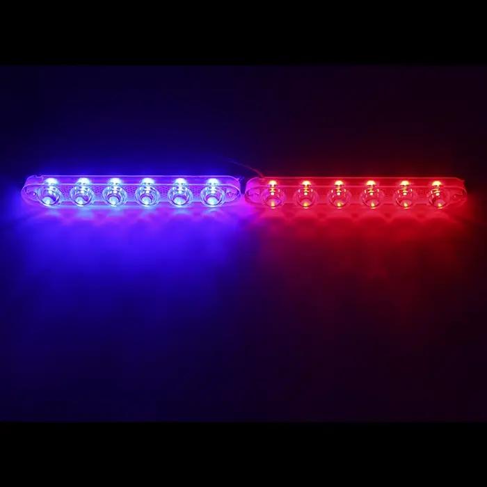 1 paire de feux stroboscopiques à 3 LED, clignotants automatiques, stroboscopes, feux de signalisation d'avertissement pour voiture et moto
