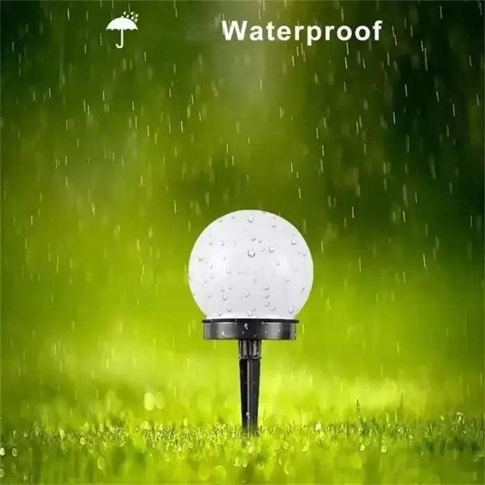 1/3/6/9PC solaire alimenté LED ampoule lampe énergie lumière étanche extérieur jardin