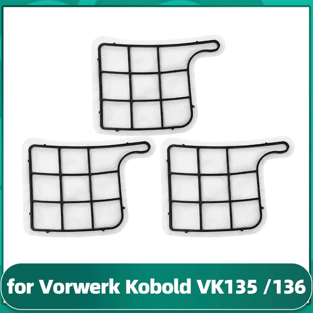 Pièces de rechange pour aspirateur VORWERK VK135 / VK136 / VK369, accessoires de rechange : filtre d