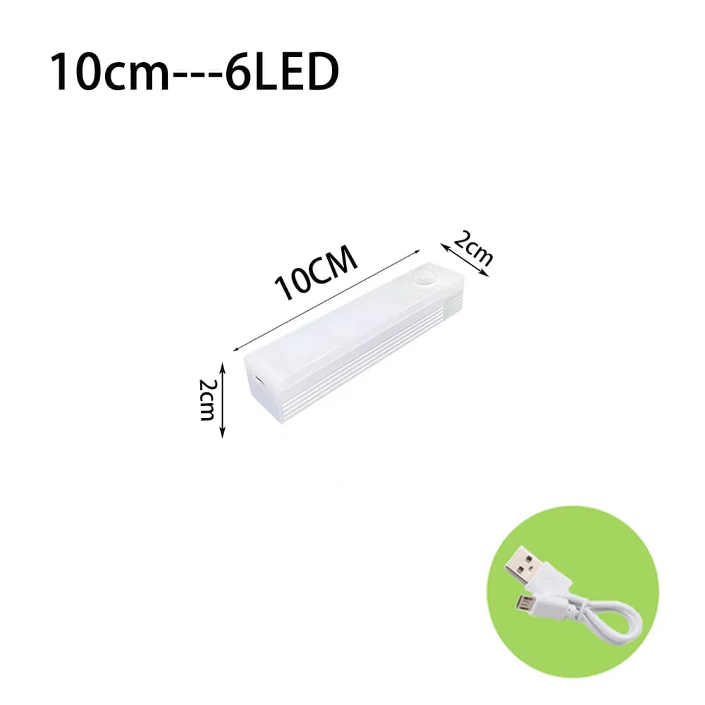 Veilleuses sans fil LED capteur de mouvement lampe USB Rechargeable magnétique pour armoire chambre 