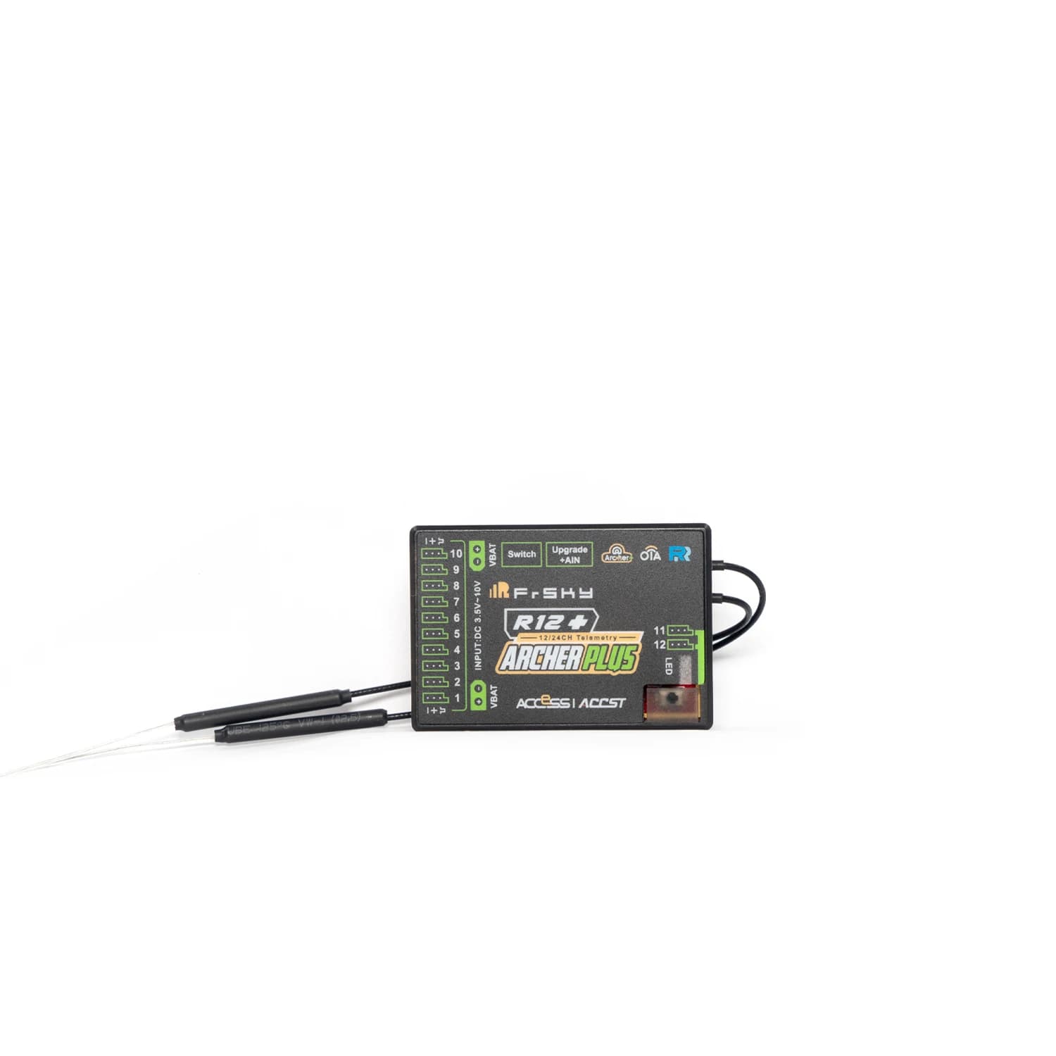 FrSky ARCHER plus R12+ SBUS FBUS ou S.Port - Récepteur pour systèmes de télécommande