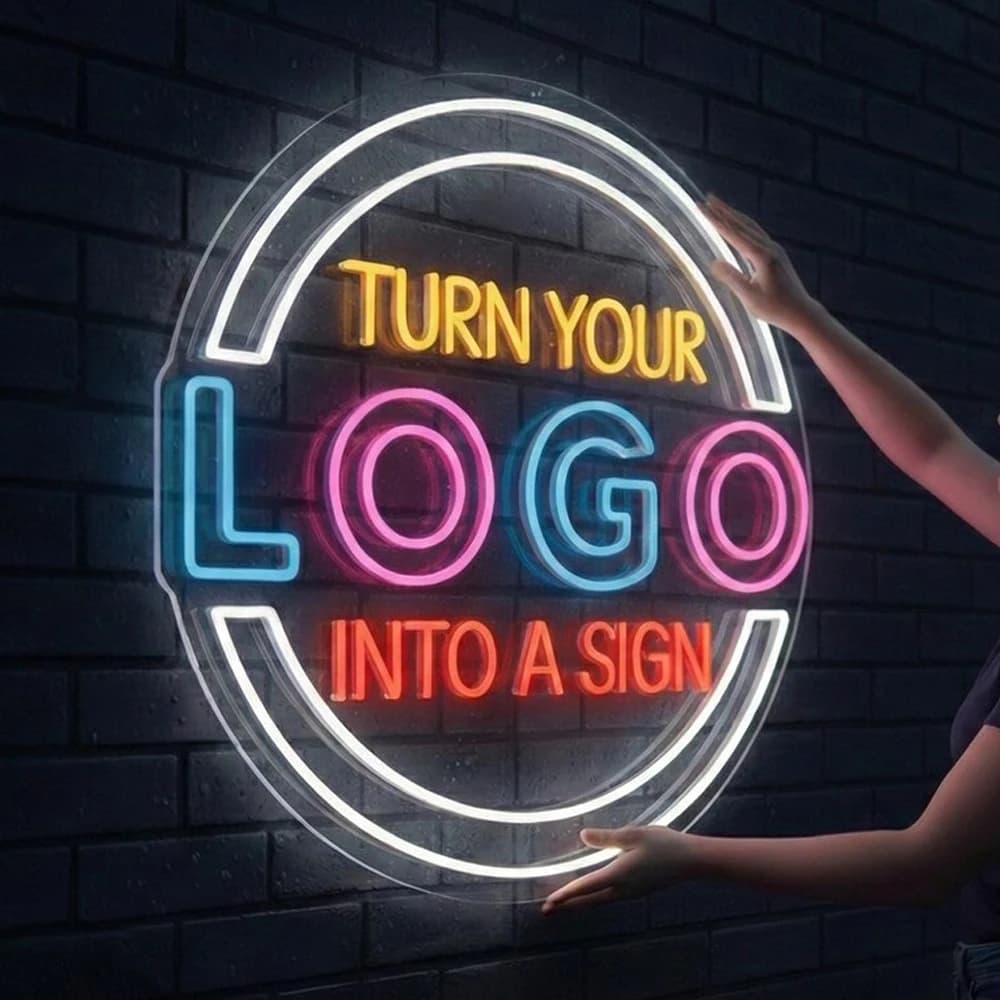 Enseigne néon personnalisée, enseigne en acrylique illuminée, logo LED pour bar, fête, anniversaire,