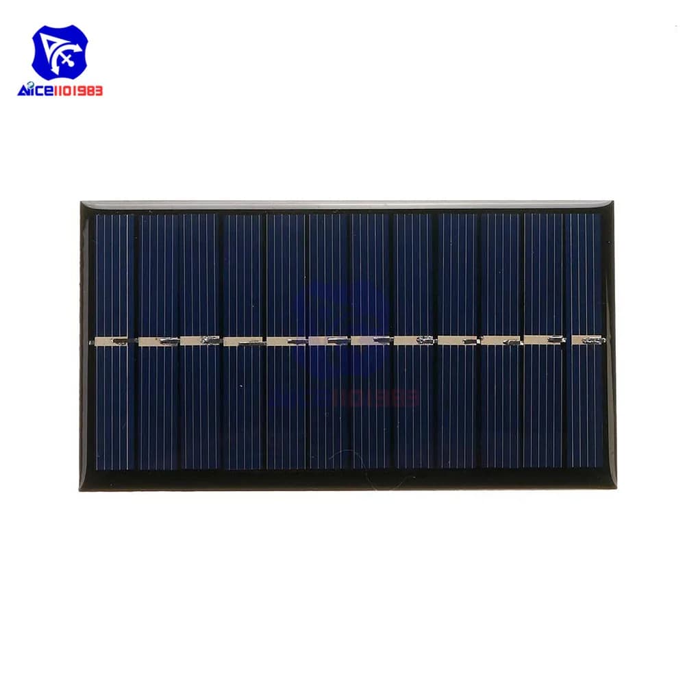 Diymore-Panneau solaire 6V, 160mA, 1W, 110x60mm, pour lampe solaire, jouets, chargeurs