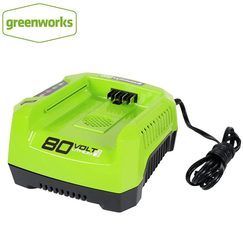 Chargeur de batterie au lithium Greenworks 80 V Chargeur de batterie rapide GCH8040