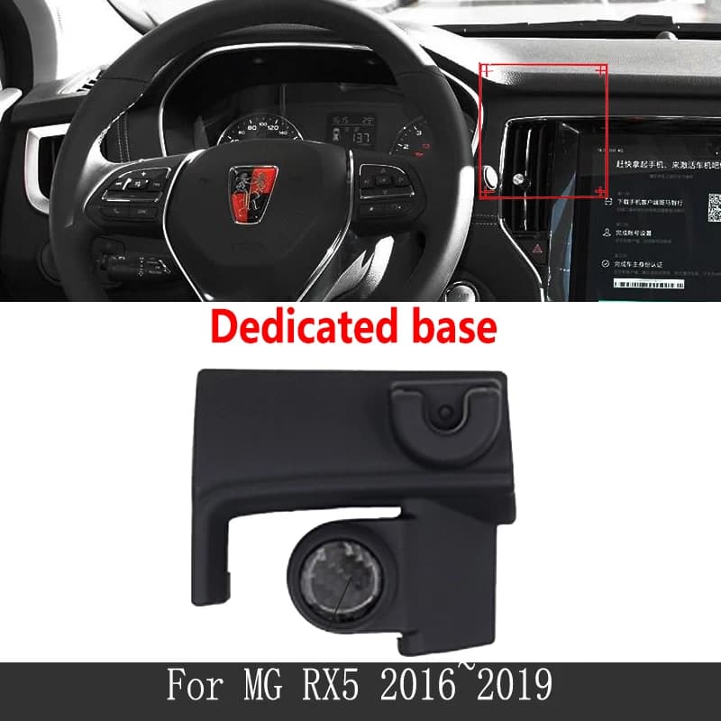 Support de téléphone portable de voiture pour MG RX5 2016 2017 2018 2019, support de chargement sans