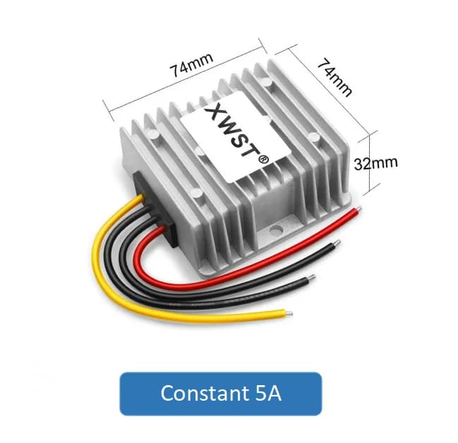 Chargeur de batterie DC 12v 24v à 12v 12.6v 13.v 14.5v, courant Constant 5A 8A 12A 15A 20A 22A 25A, 