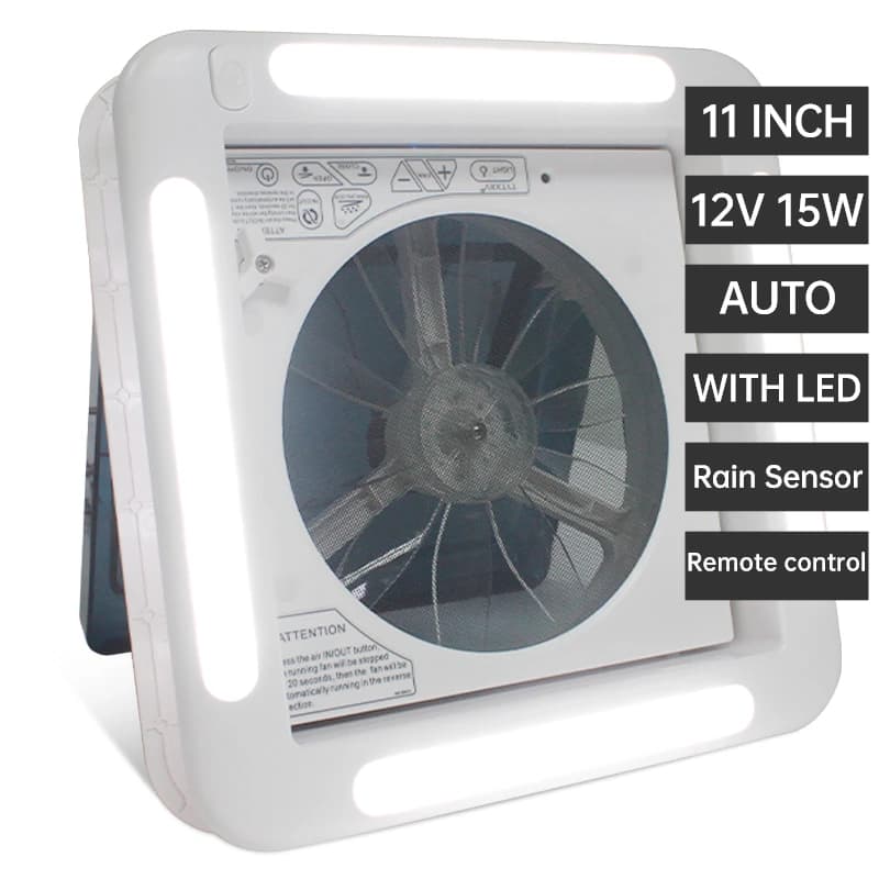 DREAMwatches-Ventilateur 12 V avec LED pour camping-car, accessoires de caravane, évents Hurhomes, f