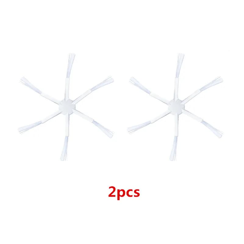Accessoires pour aspirateur robot Xiaomi, brosse latérale à 6 bras, 2C s 1T Mop 2 Pro + Dreame D9 F9